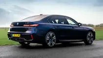 BMW 740d XDrive Rear view