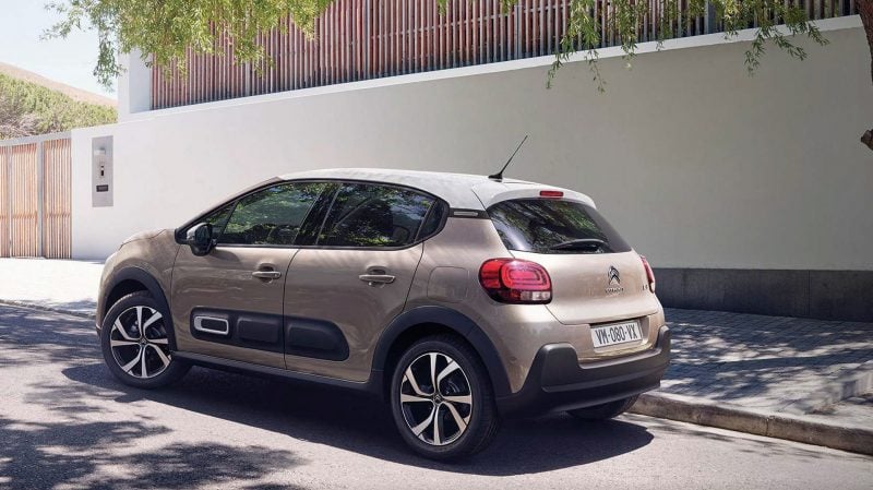 Citroen C3 PureTech 83 Feel Rückansicht