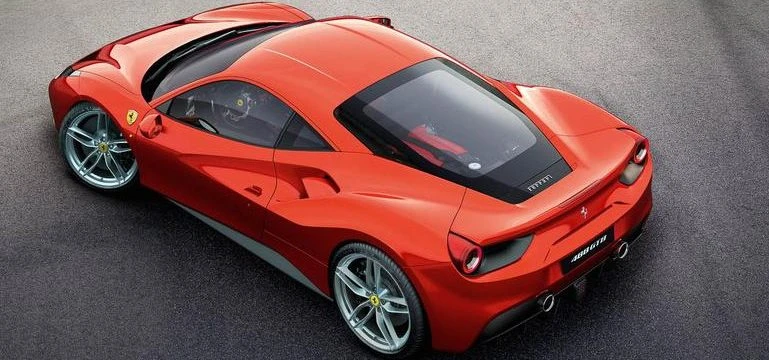 Ferrari 488 GTB Pista Rückansicht