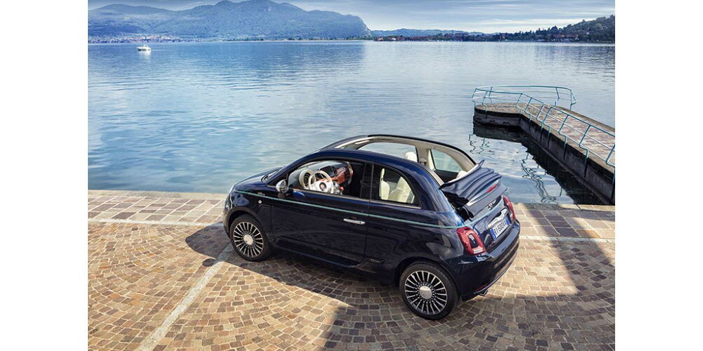 Fiat 500 1.0 Hybrid Launch Edition Rückansicht