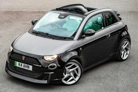 Miniaturansicht von Fiat 500eC La Prima Vorderansicht
