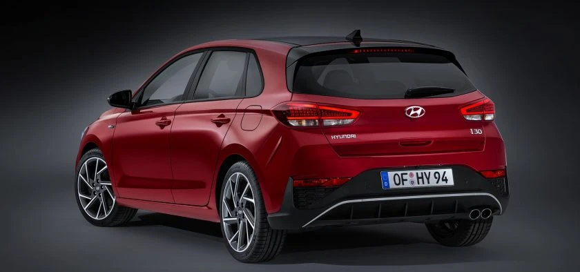 Hyundai I30 1.5 T-GDI 48V N Line Sky Rückansicht