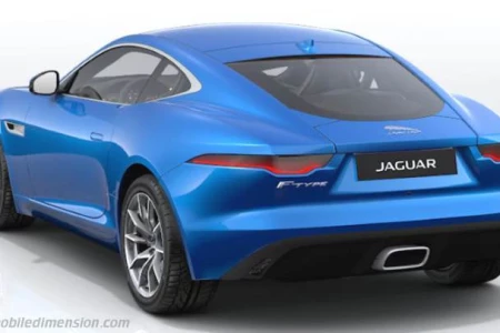 Miniaturansicht von Jaguar F-type Coupe P300 Rückansicht