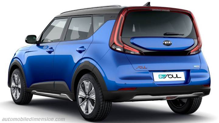 Kia E-Soul 39kWh DynamicLine Rückansicht