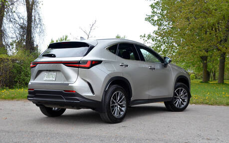 Lexus NX 300h AWD Premium Rückansicht