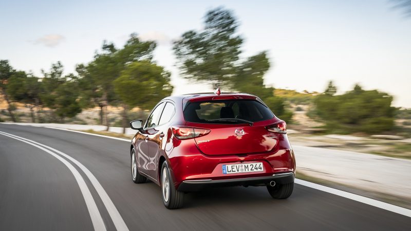 Mazda 2 SkyActiv-G 90 Comfort Rückansicht