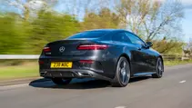 Mercedes-Benz E 400 D 4MATIC Coupe Rückansicht