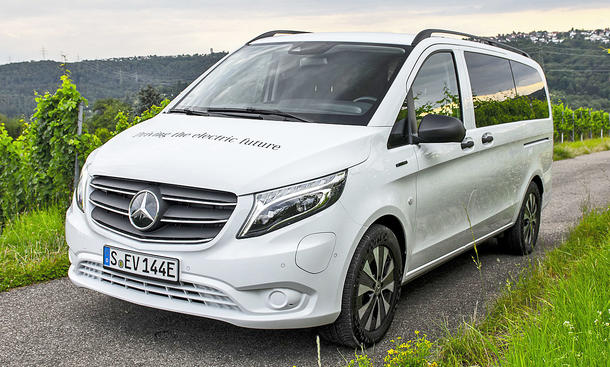 Mercedes-Benz EVito Extra Lang Vorderansicht