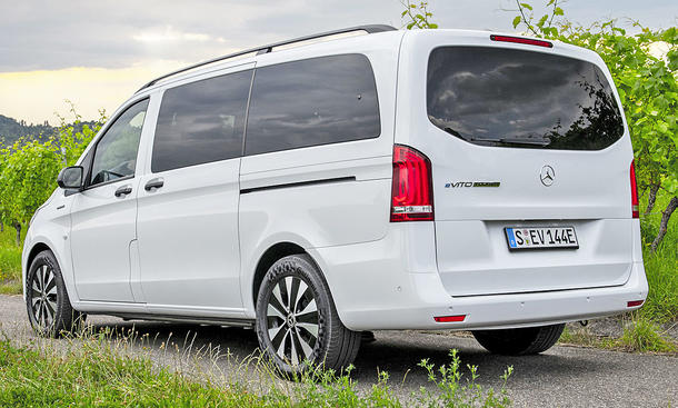 Mercedes-Benz EVito Extra Lang Rückansicht