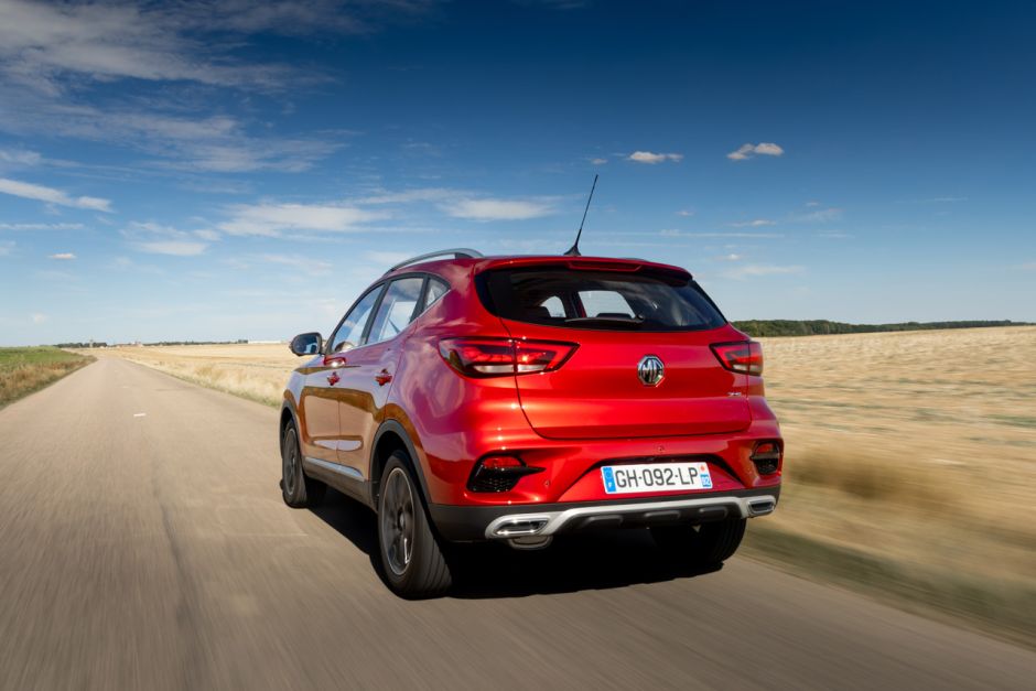 MG ZS EV Comfort Rückansicht