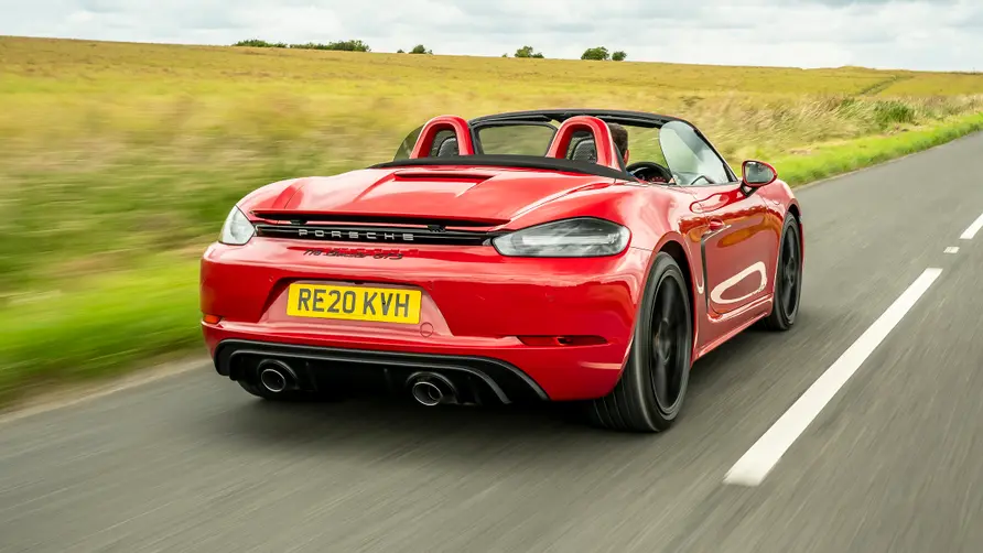 Porsche 718 Boxster GTS 4.0 Pohľad zozadu