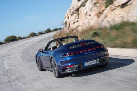Miniaturansicht von Porsche 911 Carrera Turbo Cabriolet Rückansicht