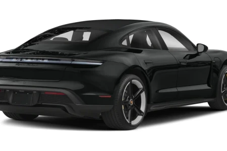 Miniaturansicht von Porsche Taycan Turbo S Rückansicht
