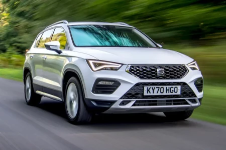 Miniaturansicht von Seat Ateca 1.0 TSI FR Business Intense Vorderansicht