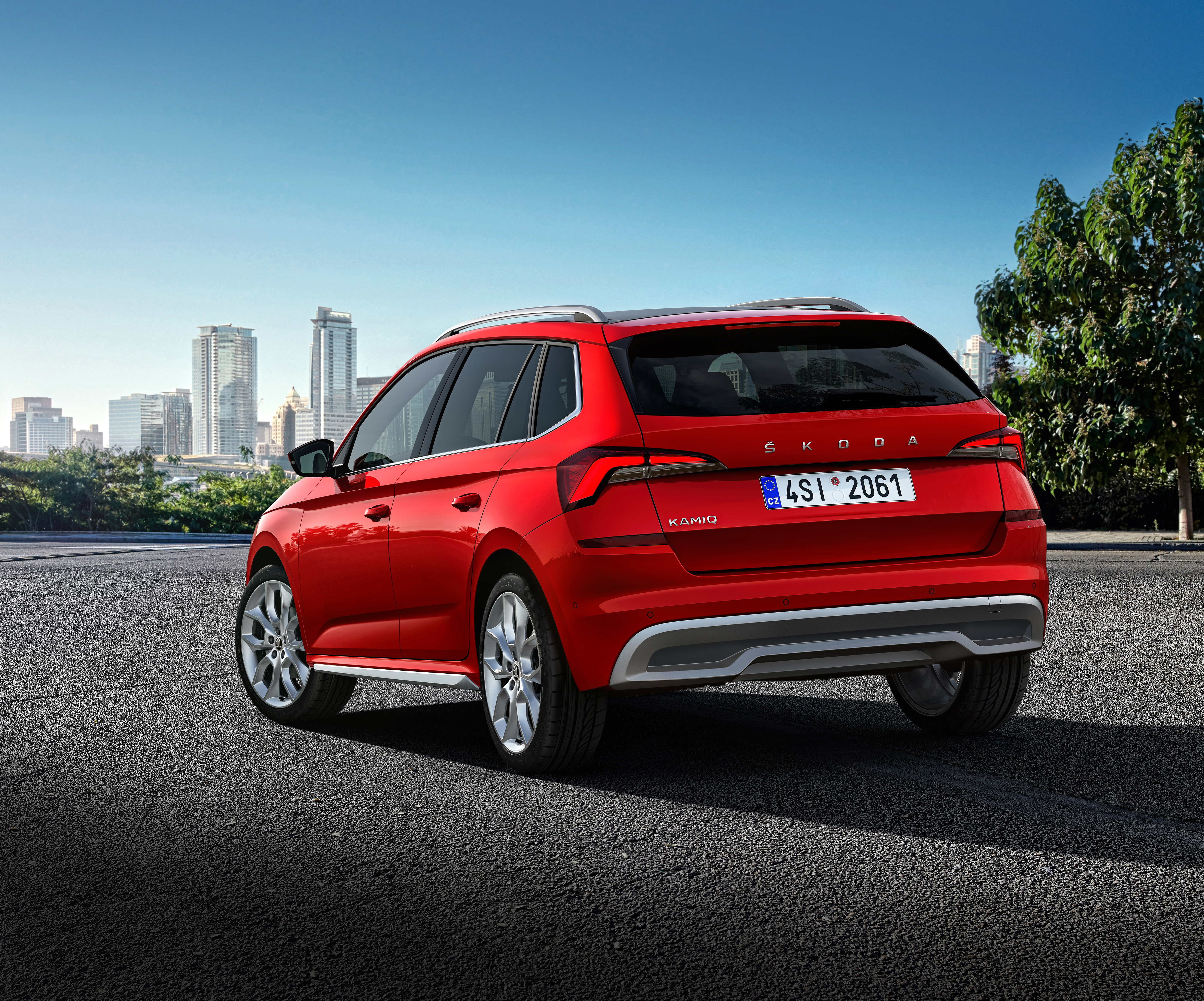 Skoda Kamiq 1.0 TSI 110hp Greentech Business Edition Rear view