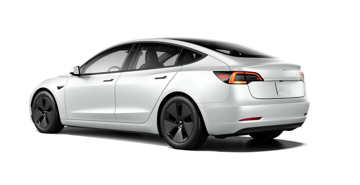 Tesla Model 3 Long Range AWD Rückansicht