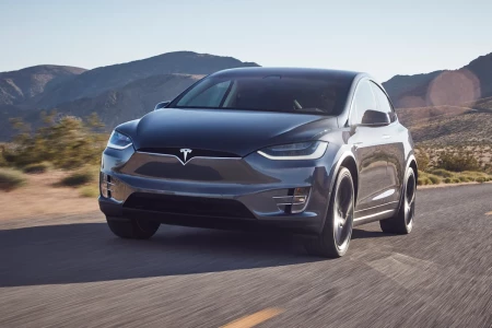 Miniaturansicht von Tesla Model X Long Range Vorderansicht